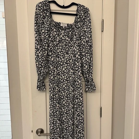 & other stories floral maxi dress & Other Stories corset front tiered maxi dress in floral print